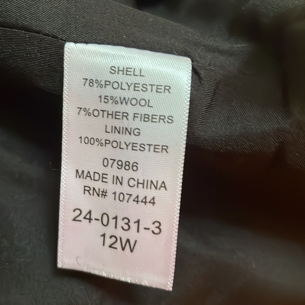 NWT Jessica London Women’s Wool Blend Blazer - Picture 6 of 7